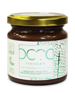 Krem orzechowy z delikatną nutą czekolady BIO 200 g Cocoa