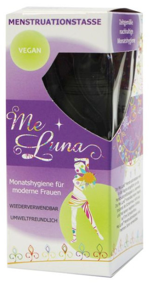 Kubeczek menstruacyjny CZARNY (rozmiar S) Me Luna