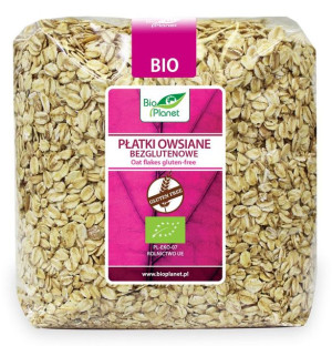 Płatki Owsiane Bezglutenowe Bio 1 Kg - Bio Planet