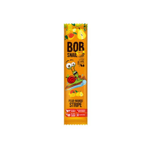 Przekąska o smaku gruszki i mango z owoców bez dodatku cukru 14g BobSnail