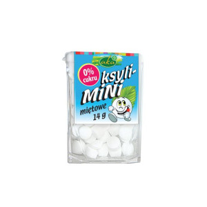 Draże pudrowe bez cukru miętowe 14 g Aka