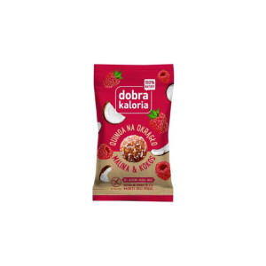 Ciasteczka-kulki Malina&Kokos bez glutenu i mleka 24 g Dobra Kaloria