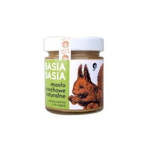 Masło orzechowe naturalne 210 g BasiaBasia