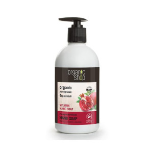 Mydło do rąk z witaminami z granatu 500 ml, Organic Shop