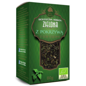 Herbata zielona z POKRZYWĄ BIO 80 g Dary Natury