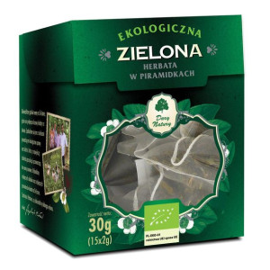 Herbata zielona piramidki BIO (15 x 2 g) Dary Natury