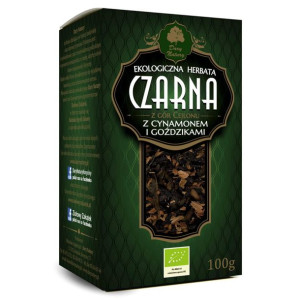 Herbata czarna z CYNAMONEM I GOŹDZIKAMI liściasta BIO 100 g Dary Natury