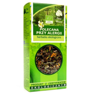 Herbatka polecana PRZY ALERGII BIO 50 g Dary Natury