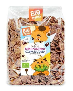 Płatki kukurydziano-czekoladowe BIO 300 g Biominki
