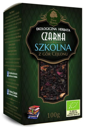 Herbata czarna SZKOLNA BIO 100 g Dary Natury