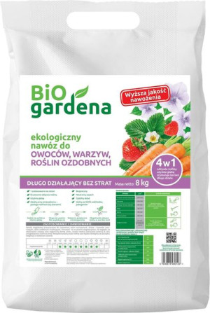 Nawóz do owoców, warzyw i roślin ozdobych EKO 8 kg - BIO GARDENA