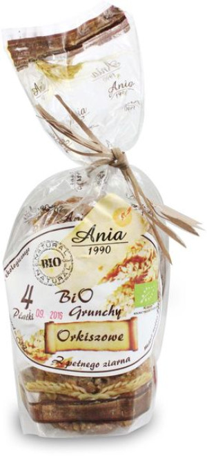 Grunchy orkiszowe 4 PŁATKI z pełnego ziarna BIO 180g Bio Ania