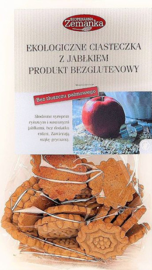 Ciasteczka z jabłkiem bezglutenowe BIO 100 g  ZEMANKA