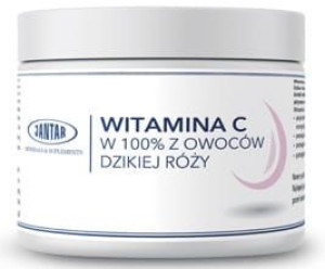 Witamina C z dzikiej róży w proszku 300g Jantar