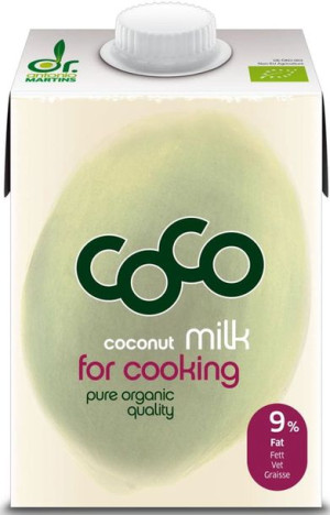 Coconut Milk - Napój Kokosowy Do Gotowania Bio 500 Ml - Coco (dr Martins)