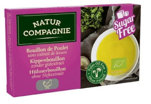 Bulion - kostki drobiowe BEZ DODATKU CUKRÓW I DROŻDŻY BIO 80 g  NATUR COMPA