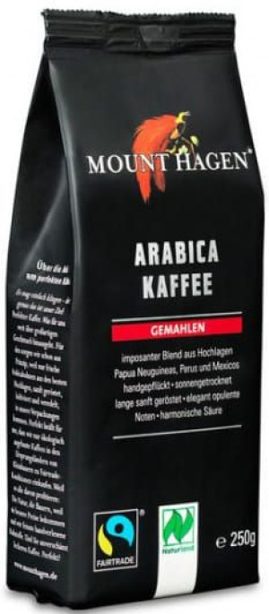 Kawa mielona ARABICA FAIR TRADE BIO 250g Mount Hagen