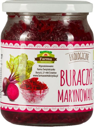 Buraczki marynowane BIO 420g Farma Świętokrzyska