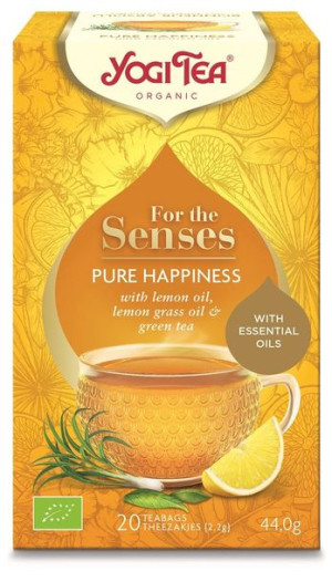 Herbatka dla zmysłów SZCZĘŚCIE BIO (20x2,2g) 44g Yogi Tea