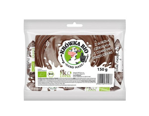 Krówki z gorzką czekoladą i czarnymi porzeczkami bezglutenowe BIO 150g Ekof