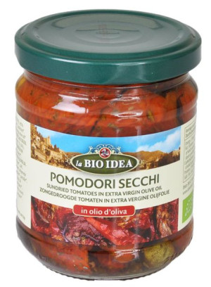 Pomidory suszone w oliwie z oliwek BIO 190g La Bio Idea