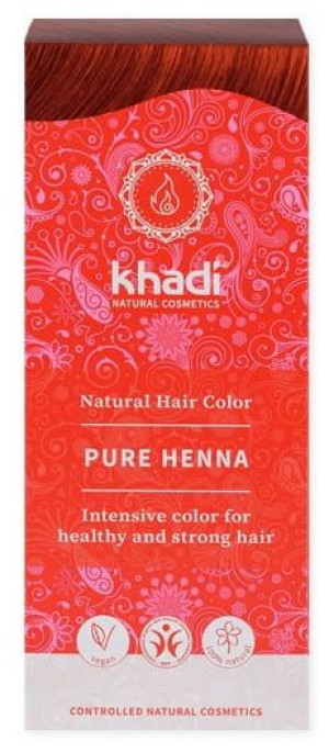 Henna naturalna CZERWONA (RUDA) Khadi