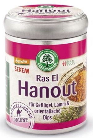 Przyprawa ras el hanout BIO 60g Lebensbaum