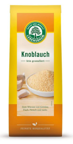 Czosnek granulowany BIO 70g Lebensbaum