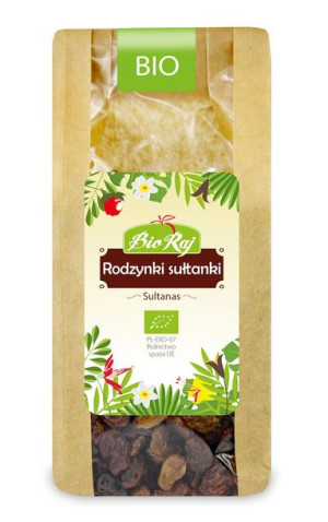 Rodzynki sułtanki BIO 200g Bio Raj