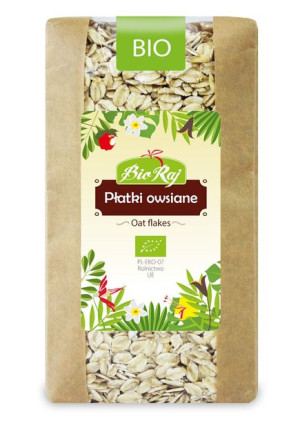 Płatki owsiane BIO 350g Bio Raj