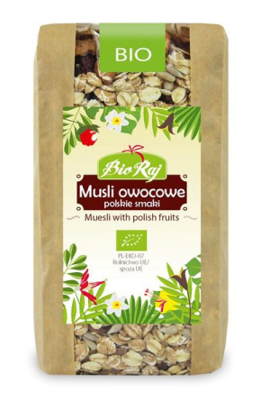 Musli owocowe polskie smaki BIO 300g Bio Raj