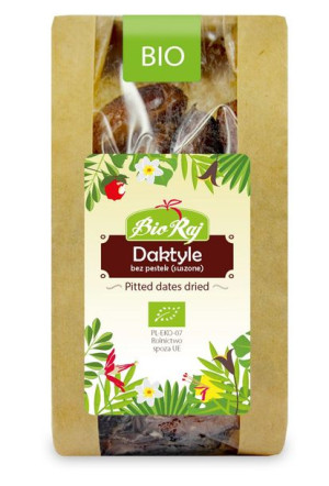 Daktyle bez pestek suszone BIO 250g Bio Raj