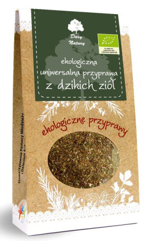 Uniwersalna przyprawa z dzikich ziół BIO 40g Dary Natury