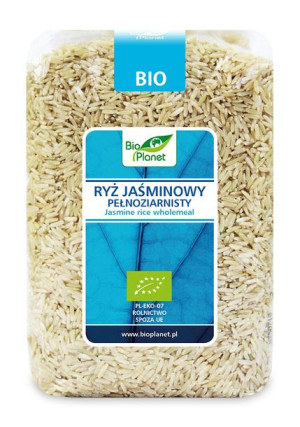 Ryż jaśminowy pełnoziarnisty BIO 1kg Bio Planet