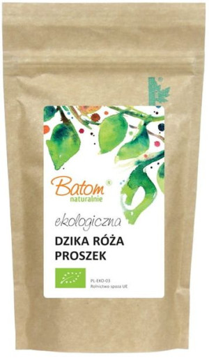 Dzika róża proszek BIO 100g Batom