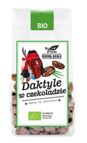 Daktyle w surowej czekoladzie BIO 100g Bio Planet