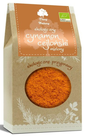 Cynamon Cejloński Mielony Bio 200 G - Dary Natury