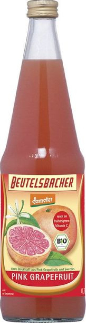 Sok z RÓŻOWYCH GREJPFRUTÓW BIO 700 ml Beutelsbacher