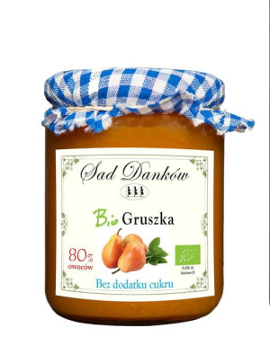 Gruszka 80% - dżem bez dodatku cukrów BIO 260 g Sad Danków