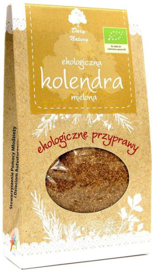 Kolendra mielona BIO 30g Dary Natury