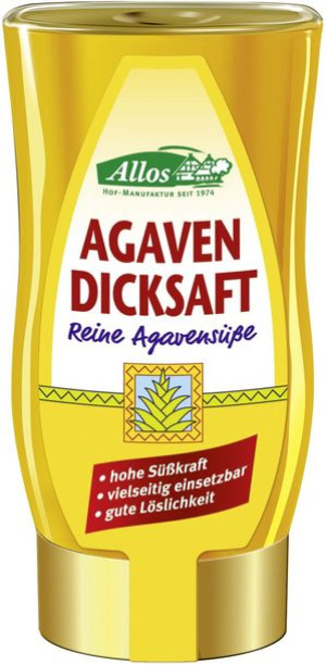 Syrop z agawy BIO 345g (250ml) Allos