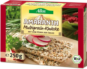 Pieczywo chrupkie amarantusowe wielozbożowe BIO 250g Allos