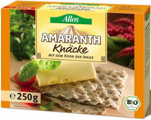 Pieczywo chrupkie amarantusowe BIO 250g Allos