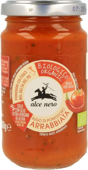 Sos pomidorowy z chili ARRABIATA BIO 350 g Alce Nero