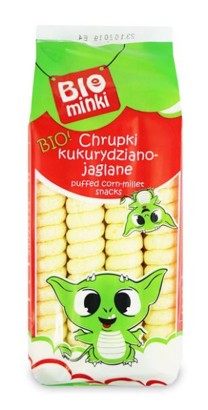 Chrupki Kukurydziano-jaglane Spirale Bezglutenowe Bio 60 G - Biominki