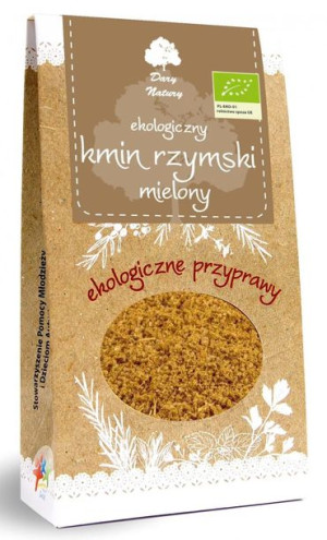 Kmin rzymski mielony BIO 30g Dary Natury
