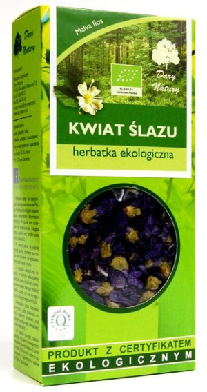 Herbatka z KWIATU ŚLAZU BIO 20g Dary Natury