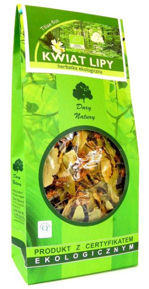 Herbatka z KWIATU LIPY BIO 30g Dary Natury