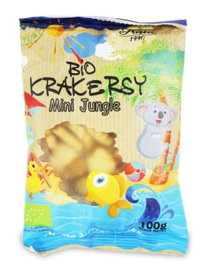 Krakersy MINI JUNGLE BIO 100g Bio Ania