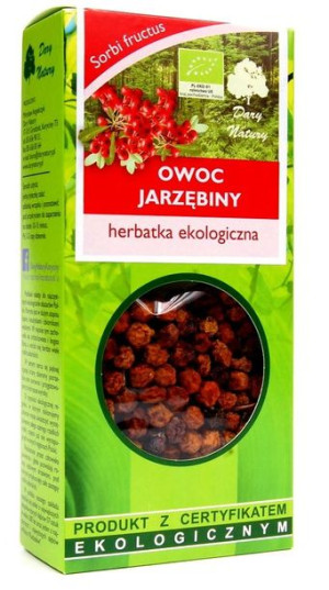Herbatka OWOC JARZĘBINY BIO  50g Dary Natury